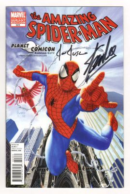 The Amazing Spider-Man #323 Comic Book - Planet Comiccon Varient 2010 Signed by Stan Lee & Artist Joe Jusko | SWAU