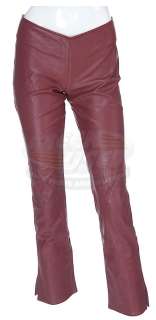 Lot 58 - Buffy The Vampire Slayer (TV) - Buffy‘s Red Leather Pants (Sarah Michelle Gellar)