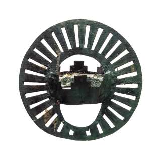 Lot #68 – The Green Knight Gawain Dev Patel Screen Worn Dream Crown On Fire