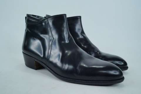 Nicolas Cage "Face/Off" Black Leather Cuban Heel Boots | GWS Auctions