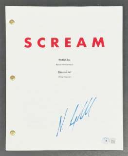 Neve Campbell Signed Scream Script with Beckett Authentication | Mynt Auctions
