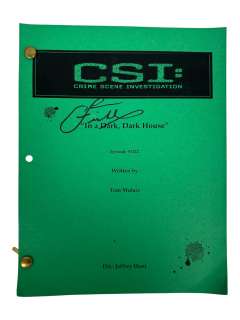 CSI Crime Scene Investigation Episode #1122 Signed Script | Los Angeles Estate Auction