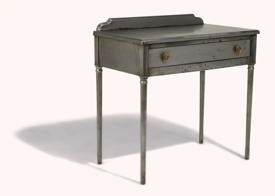 And Just Like That… | Carrie Bradshaw’s Brushed Steel Writing Desk | Julien’s