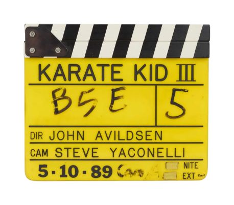 Jerry Weintraub | Lot #89 - “The Karate Kid Part III” Clapperboard | Julien’s