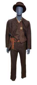 COWBOYS & ALIENS (2011) - Lot #585 : Sheriff John Taggart‘s (Keith Carradine) Costume with Stunt Hat, Vest, and Revolver