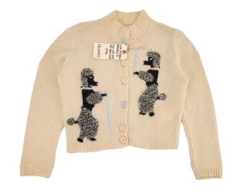 Friends - Lot #207 - Phoebe Buffay‘s (Lisa Kudrow) Poodle Cardigan from “The One With The Prom Video”