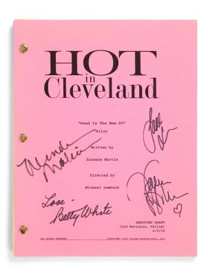 Betty White | 2010 “Hot in Cleveland” Cast-Signed Script | Julien’s