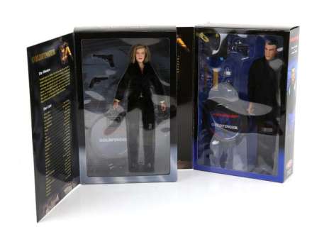 James Bond Goldfinger - Sideshow Collectibles - Two Collectible 12 inch figures of Sean Connery as… | Ewbank’s