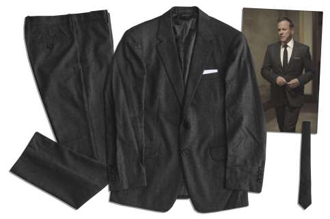 Kiefer Sutherland Screen Worn Prada Suit From Drama Series ’’Touch’’ | Nate Sanders