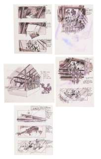 Lot 26 - Irwin Allen | "The Poseidon Adventure" Original Storyboard Illustrations