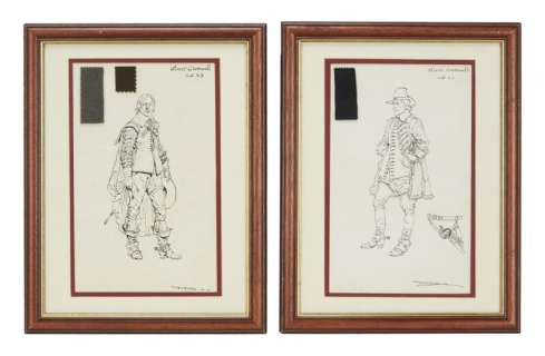 Lot 1108 - Richard Harris | "Cromwell" Nina Novarese Costume Design Illustrations