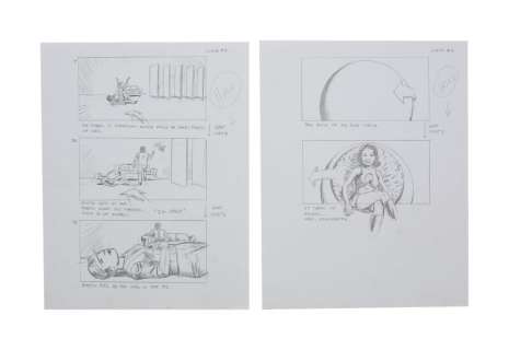 Austin Powers: International Man of Mystery | Six Scene #3-6 Storyboard Illustrations | Julien’s