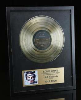 General Hospital | Eddie Maine (Wally Kurth) Gold Record Frame | Propstore