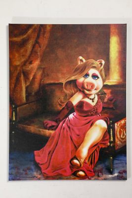 Lot 109 - “The Muppets” Movie - Ms. Piggy Portrait Screen-Used Production Prop (2011) | Other auctions