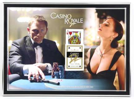 James Bond Casino Royale - ’Cartamundi Casino Royale’ playing card and box signed by Daniel Craig,… | Ewbank’s
