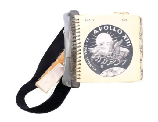 APOLLO 13 (1995) - Lot #469 : Jim Lovell‘s (Tom Hanks) Lunar Surface Cuff Checklist