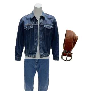 Dark Harvest Bud’s Alejandro Akara Jacket, Tank Top, Jeans, Socks & Belt | VIP Fan Auctions