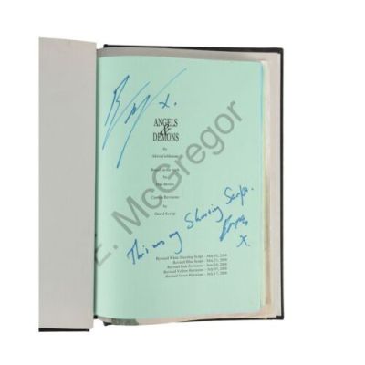 Angels And Demons (2009) | Lot 17 : Ewan McGregor’s Autographed Shooting Script | Propstore