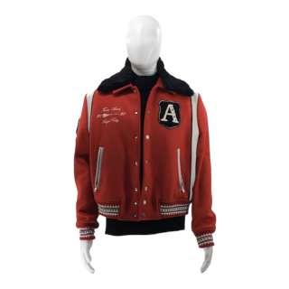 Lot 55 - Power Book II: Ghost Tariq St. Patrick‘s Michael Rainey Jr. Letterman Jacket, Mock Neck Sweater & Scarf