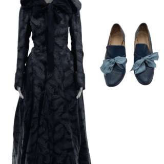 The Great Catherine’s Elle Fanning Feather Coat, Skirt, Petticoat, Stockings & Shoes | VIP Fan Auctions