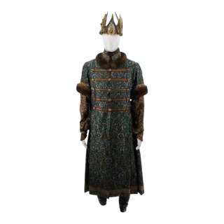 The Great Peter’s Nicholas Hoult Patterned Jacket, Shirt, Faux Lizard Breeches, Floral Stock & Crown w/ Antlers | VIP Fan Auctions