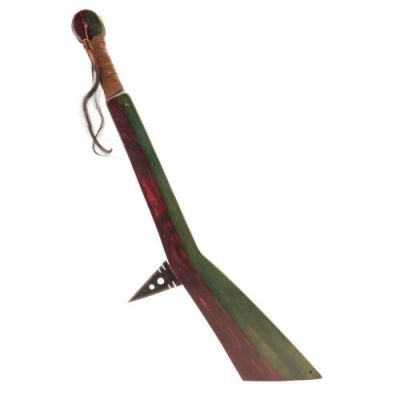 Last of the Mohicans, the (1992) | Lot 356 : Mohican Gunstock War Club | Propstore