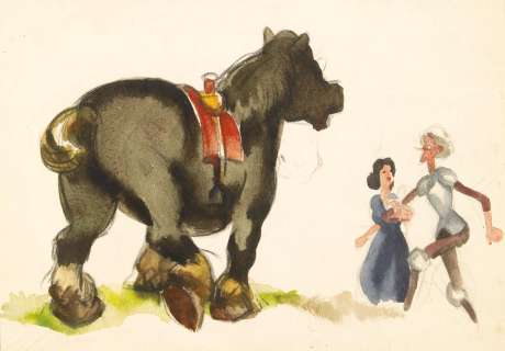 A Mary Blair preliminary watercolor from “Don Quixote” | Bonhams