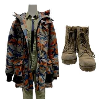 Snowpiercer Alexandra Cavill (Played By Rowan Blanchard) Screen Worn Parka, Long Sleeve, Button-Front Shirt, Long Sleeve Shirt, Pants & Boots Ep 409-410 | VIP Fan Auctions