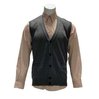 Everything Everywhere All at Once Gong Gong (James Hong) Screen Worn Vest & Button-Up Shirt Ch 21 & 10 Sc 14 | VIP Fan Auctions