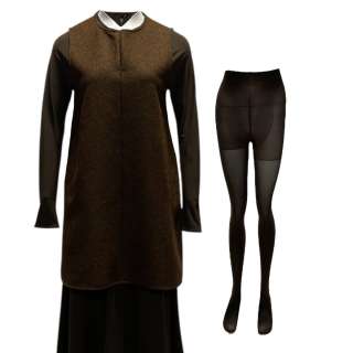 Everything Everywhere All at Once Evelyn Wang (Michelle Yeoh) Screen Worn Long Under Dress, Top Dress & Leggings Ch 41, 42 Sc 90-106 | VIP Fan Auctions