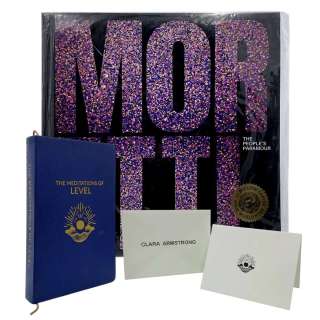 Opus Clara Armstrong (Juliette Lewis) Screen Used Book, Moretti Cover & Invitation | VIP Fan Auctions
