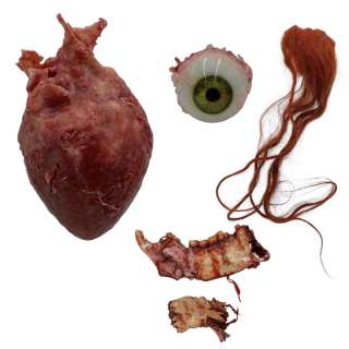 Heart Eyes Adeline (Lauren O’Hara) Screen Used Hair Parts, (2) Bone Parts, Eye & Head | VIP Fan Auctions