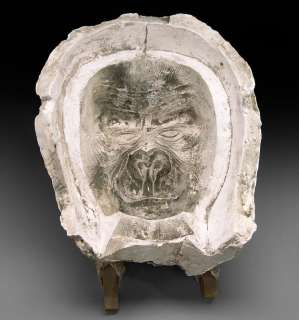 A mold of an ape face from "King Kong" | Bonhams