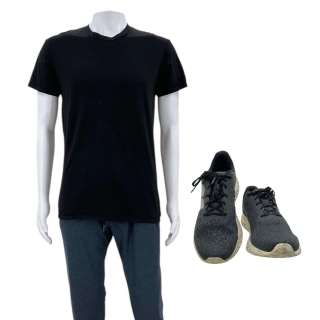 Eddington Ted Garcia (Pedro Pascal) Screen Worn T-Shirt, Yoga Pants & Sneakers Ch 3c Sc 28 | VIP Fan Auctions