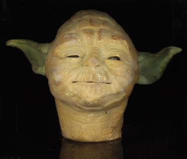’Yoda’ head created in 1986 by ILM creature shop. | Profiles in History
