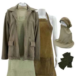 The Handmaid’s Tale June Osborne Screen Worn Coat, Dress, (2) Aprons, Head Wrap, Gloves & Face Scarf Ch 3 Ep 401 | VIP Fan Auctions