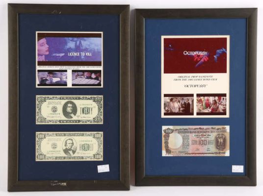 James Bond - (Octopussy 1983 and Licence To Kill 1989), film props comprising ; original prop bank… | Ewbank’s