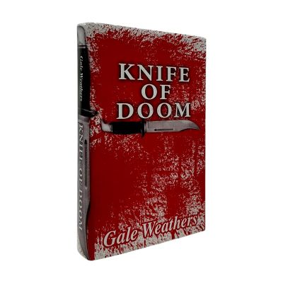 Lot 98: Scream 4 (2011) Gale Weathers (Courteney Cox) Production Used Knife Of Doom Book Cover | VIP Fan Auctions