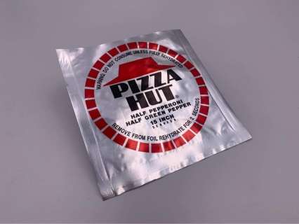 Back to the Future Part II (1989) - Pizza Hut Re-hydrates Wrapper | Hanlin Auction Service