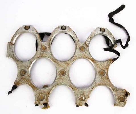 Lot 2311 - James Bond 007 - Die Another Day (2002), Zao (Rick Yune) SFX ice tyre grips from the Jaguar XKR… | Ewbank’s