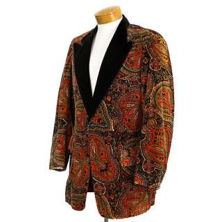 AMERICAN HUSTLE - Irving Rosenfeld (Christian Bale) Paisley Tux Jacket