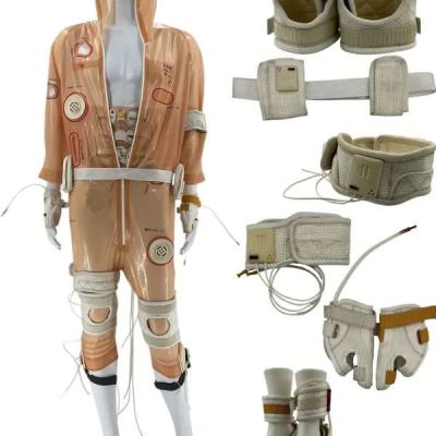 Project Hail Mary Grace Screen Worn Med Bay Suit, Waspie, Belt, Gloves, Bicep Band, Elbow Bands, Thigh Band & Shoes Ch Multiple Sc Multiple | VIP Fan Auctions