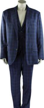 Ballers | Spencer’s Dark Blue Plaid ALBA Suit.... | Heritage