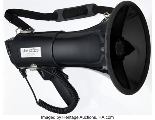 The Office (NBC TV, 2005-2013), Steve Carell "Michael Scott" Megaphone. | Heritage