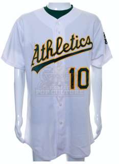 Lot 251 - Moneyball - Scott Hatteberg’s (Chris Pratt) Oakland A‘s Home Jersey – A469