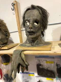 Lot 223 - "Percy Jackson: Sea Of Monsters" - Zombie Mask & pair of hands - 3 Piece set- "Trevor"