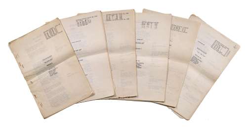 A collection of The Wolf Dog scripts featuring Rin Tin Tin | Bonhams