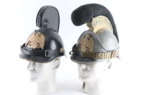 Lot 1201 - Lot of Movie Prop Mexican Dragoon Helmets