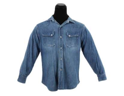 Brad Pitt’s "Benjamin Button" Denim Shirt W/COA | GWS Auctions