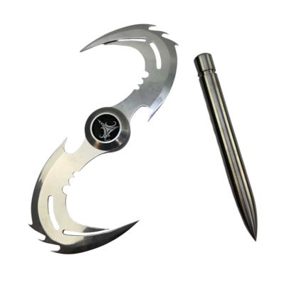 Lot 74 - Blade II (2002) - Wesley Snipes (Blade) Shredder Glaive & Metal Spike | Hanlin Auction Service
